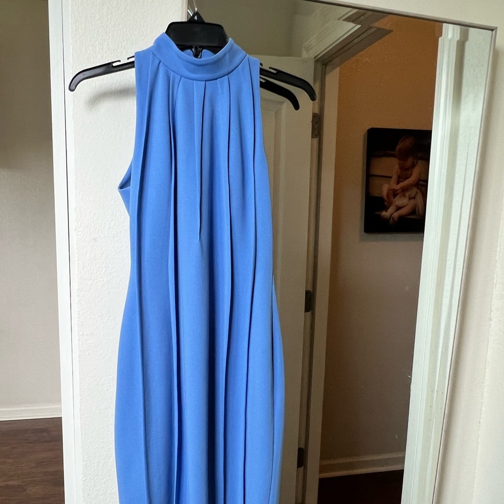 Sky blue dress